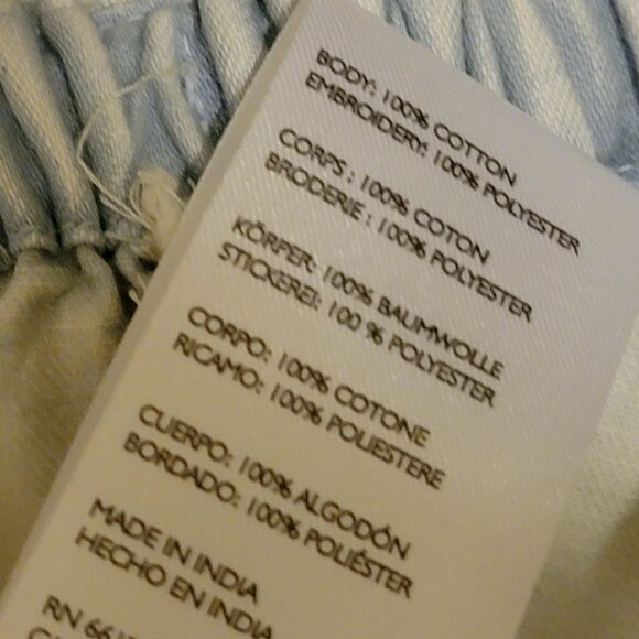 Free People Day Break Jeans Womens XL Boho Chic Baggy Eyelet Y2K Fairy Charming - Picture 6 of 9